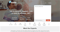 Desktop Screenshot of justanswer.com