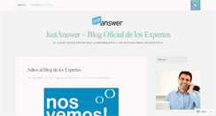 Desktop Screenshot of expertos-blog.justanswer.es